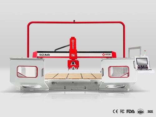 HOYUN 5+2 Axis CNC Bridge Saw Machine for Sale