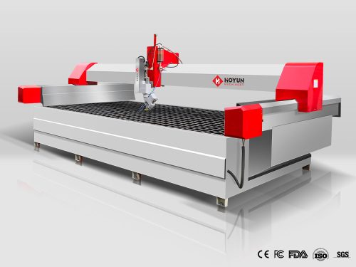 HOYUN 5 Axis CNC Water Jet Cutting Machines