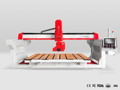 HOYUN 4+1 Axis Stone And Marble Cutting Machine