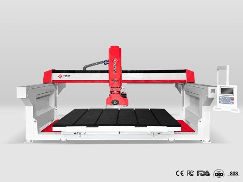 HOYUN 3-Axis Double-Knife CNC Bridge Saw Machine